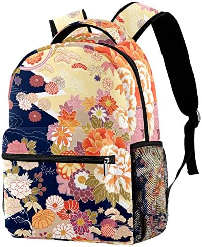 VBFOFBV Putovanje ruksak, backpack laptop za žene muškarci, modni ruksak, japanski retro cvijet Peony