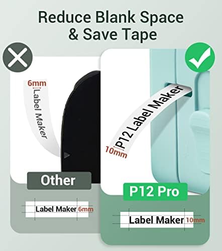 Phomemo Label Maker Machine sa trakom-prijenosni & amp ; punjivi Proizvođači etiketa sa ugrađenim