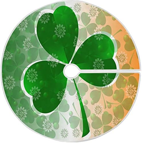Oarencol Shamrock Irska zastava Kolovira za božićnu drvvu 36 inčni DAN PATRICK-ovi Xmas Dekoracije