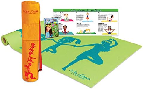 Wai Lana Little Yogis Eco Tote Kit - nagrađivani mali jogis DVD, dječja veličina 1/8 inča debela