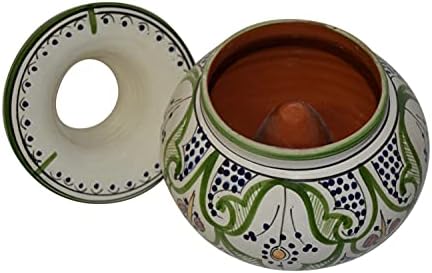 Marokanski ručno rađeni keramički pepeljasti dizajn bez dime bez živih boja X-Veliki