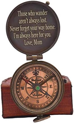 Woanin mama za sin kompas - mojem sinu ljubavi mama - majka do sina poklona / tata sinu - Dan diplomskih