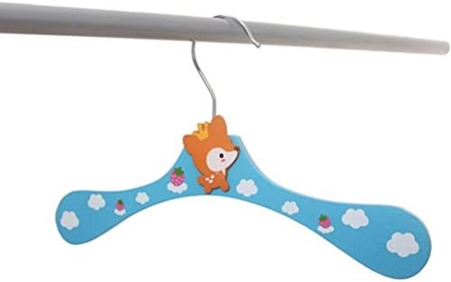 Vorcool 5pcs Baby Kids Cartoon Drveni kaput odjeća za hlače Hunder Hanger stalak za vješalice