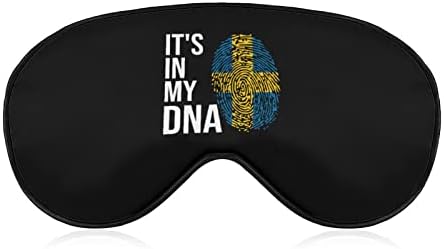 To je u mojoj masku za zastavu DNK Švedska s podesivim kaišem za muškarce i ženske noći za spavanje