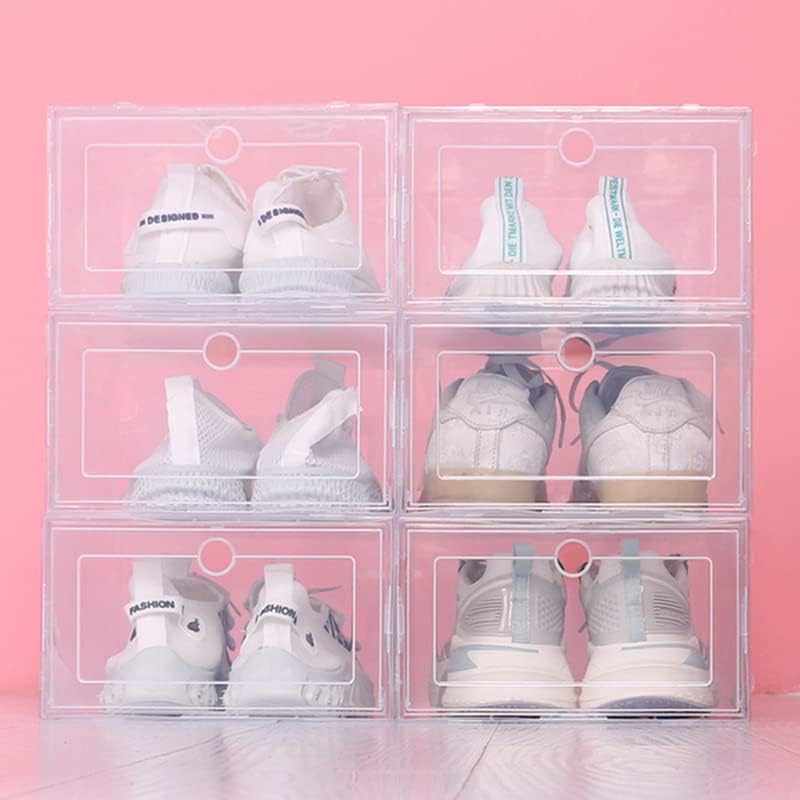 Plastična cipela za ladicu kućišta zadebljana prozirna kutija za cipele sa oblikovanjem cipela Organizator plastičnih