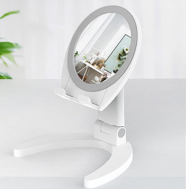 Preklopno prenosivo kreativno zrcalo Mobilni štand za mobitel Desktop Lazy šminka Ogledalo