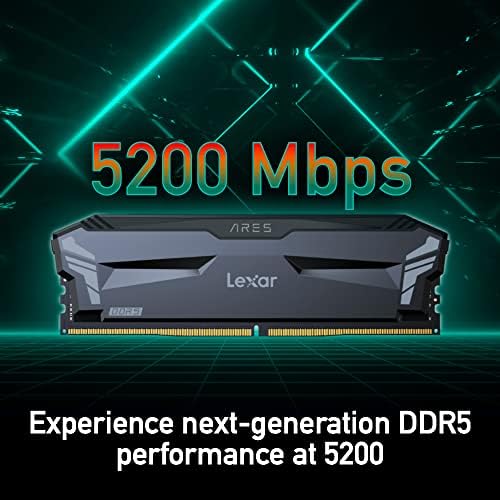 Lexar Ares 32GB DDR5 RAM 5200MHz CL38 Desktop memorija LD5CU016G-R5200GD2A - Exclusive