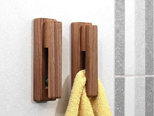DVTEL ručnik za ručnik Snažna viskoza zidni zidni zidni povratni kuke kupatilo domaćinstvo Čvrsto drvo