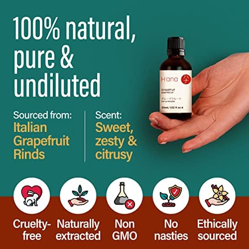 Esencijalno ulje G'ana - čista i prirodna terapijska granata grejpfrut esencijalna ulja za kožu, rast kose,