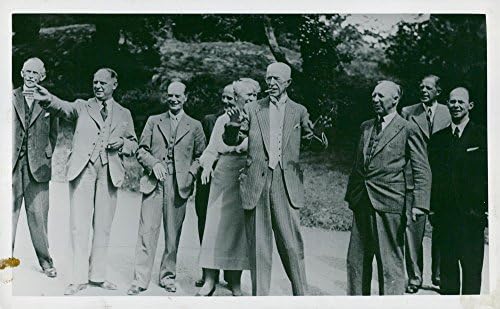 Vintage photo of Särökonseljen. Kralj zajedno sa Keillerom, Levinsonom, Sandlerom, Matejkom,