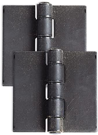 Bobco Metals 4 Šarke za zaštitu od čelika - čelični šarki za ruke za teške kapije i vrata - dugotrajno