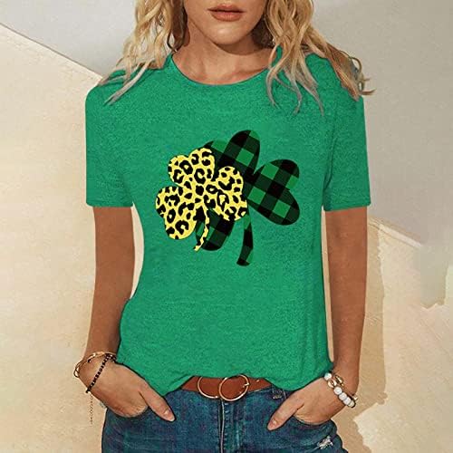 Žene, Dan relacije Leopard Clover, majica Lucky Shamrock Grafičke majice Svinski festival praznici
