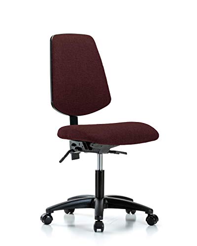 LabTech sjedeća LT41389 stolica za visinu stola od tkanine sa srednjim leđima najlonska baza,