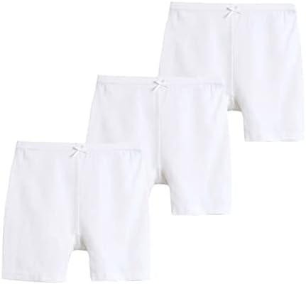 Jizyo Little Girls 3 komada Sigurnosne kratke hlače Ljeto pamuk ispod suknje kratke hlače tijesne donje rublje