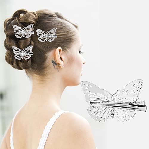 Metalni pribor za kosu leptir klip za kosu jednostavan i osjetljiv dizajn pogodan za kosu barrettes