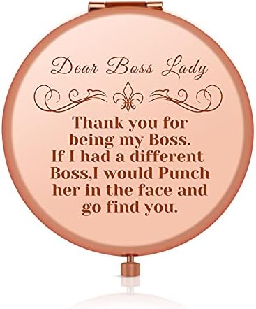 Jielahua Boss Lady zahvalnost pokloni Hvala vam pokloni za lidera kompaktno ogledalo rođendanske ideje