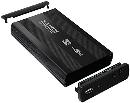 3,5-inčni HDD eksterni slučaj USB 2.0 do SATA vanjski 3,5 disk za zaštitu od tvrdog diska za 3,5 SATA HDD