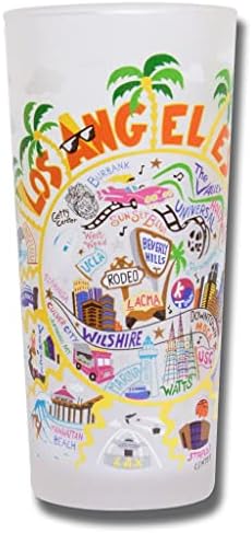 Catstudio Los Angeles čaša za piće | umjetnička djela inspirisana geografijom štampana na mat šoljici