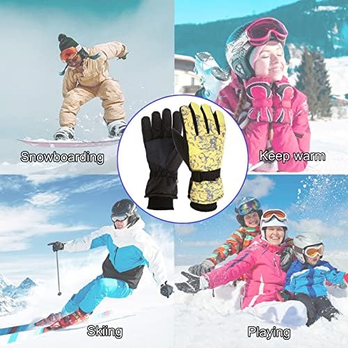 Qvkarw zimski vanjski muškarac i žene Snow klizanje Snowboarding Vjetrootporne tople rukavice
