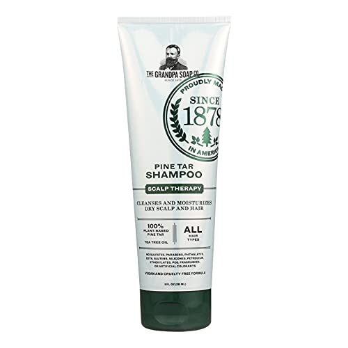 Pine tar šampon od strane dede Soap Company za žene & amp; muškarci | Čaj Drvo ulje šampon | skalp