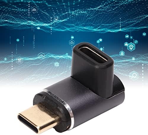 USB C magnetski adapter Tip C Desni kut Magnetni adapter 40Gbps Prijenos pozlaćen USB C 90 stupnjev