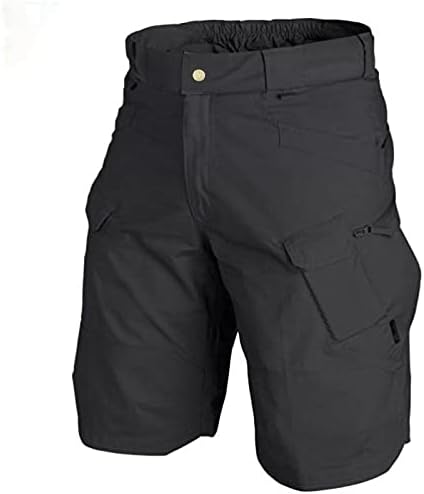 Teretne kratke hlače za muškarce Classic Solid Color Twill Relapoženi fit radne novine Vodootporni karirani