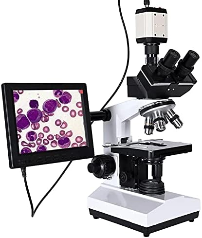 NIZYH Professional Lab biološki HD trinokularni mikroskop zum 2500X + USB Elektronska digitalna