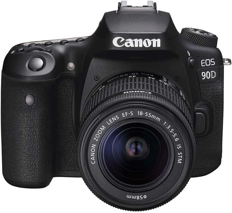 Kamera EOS 90D DSLR paket kamere sa EF-S 18-55mm je STM objektiv + EF 75-300mm III objektiv + 0,43x širokokutni