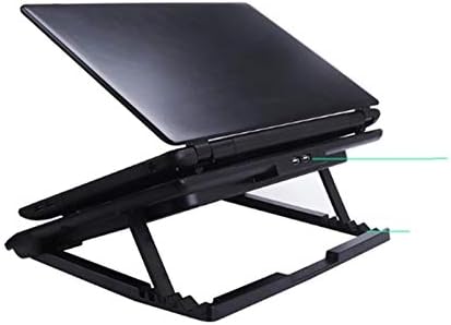 QONBV Silent Cooler Notebook aluminijski rashladni jastuk Baza 5V LED 6 FANS Laptop Notebook Cooler