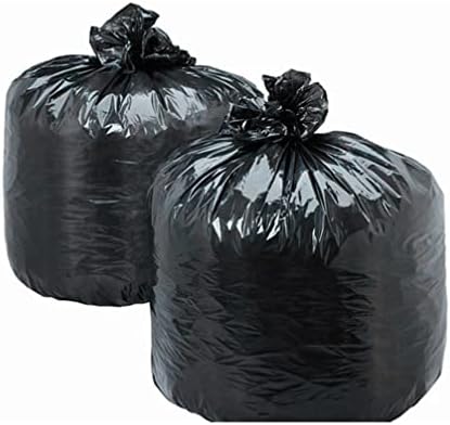 Zerodeko Thusbags 50pcs Velike vreće za smeće Crne teške guze za smeće Bulk Contractor Torbe za reciklažu