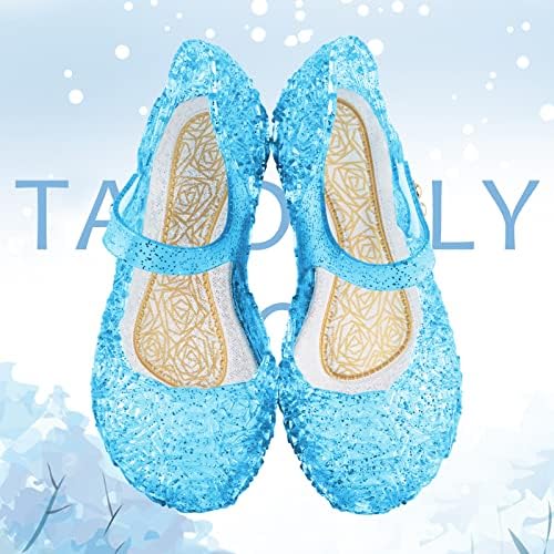 TANDEFLY Frozen inspirisan Elsa Stanovi Mary Jane Dance Party Cosplay cipele, Snow Queen princeza