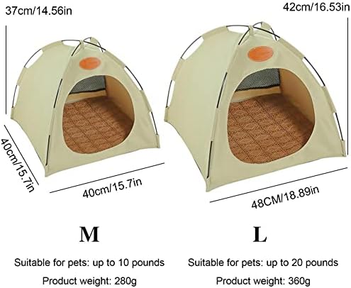 Šatori za mačke sklopivi pas zatvoreno gnijezdo prijenosni krevet za mačke prozračni pećinski krevet za kućne