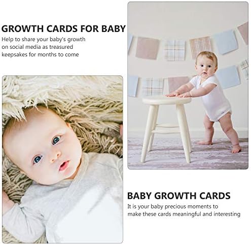 Pokloni za bebe 2kom kreativne komemorativne kartice za rast beba drvene kartice za prekretnicu