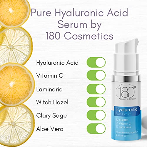 Serum hijaluronske kiseline za lice - Forte trostruka hidratantna Formula s vitaminom C by 180