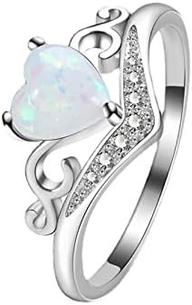 2023 prsten u obliku srca Novi nakit srca šareno dragi nakit ljubavna prstena kćerke visoke i vrhovne prstene