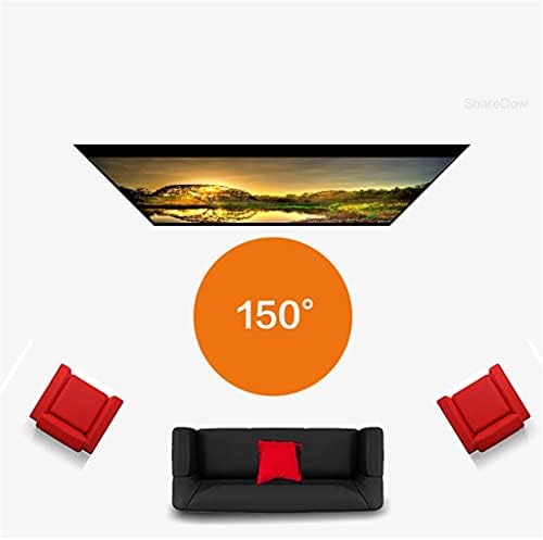 YDXNY Priručnik za povucite ekran projektora 60 72 84 100 inča 16: 9 široki ekran za automatsko zaključavanje