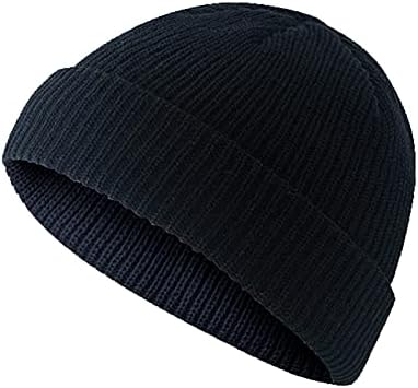Bddviqnn pletene kape za žene muškarci topli muški žene sa Faux za žene Pom muški pleteni šeširi pleteni zimski Meathead šešir