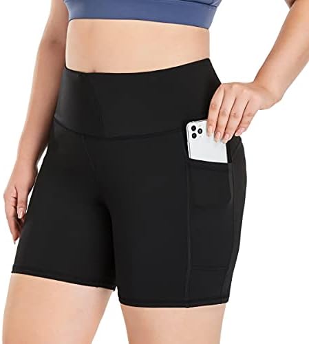 Zerdocejski ženski plus veličina 8 / 5 High struk Biker kratke hlače Yoga vježbanje kratke hlače