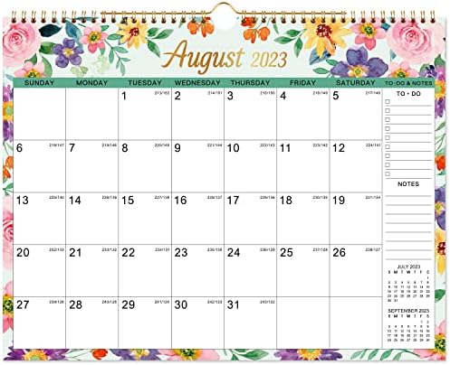 Kalendar 2023-2024-2023-2024 zidni kalendar, 18 Mjesečni zidni kalendar 2023-2024, Jul 2023-decembar 2024, 14,8