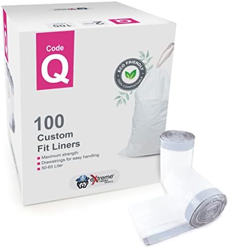 Kompatibilan sa simplehmun kodom Q - izdržljive prilagođene plastične vreće za bijele kante