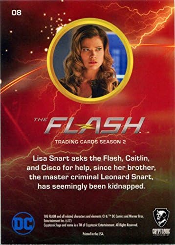 Flash Sezona 2 Scarlet Speedster Deco Crvena folija Variant Base 08 Chase Card