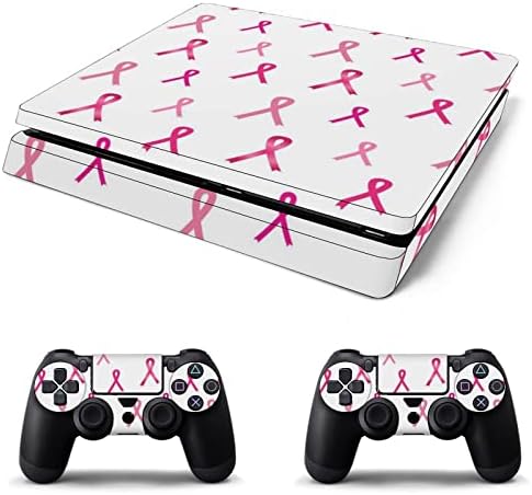 Traka za rak dojke PVC ljepljiva naljepnica naljepnica za zaštitu kože za PS4 Pro/PS4 Slim kontroler