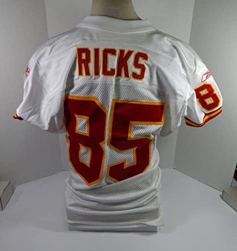 2001 Kansas Chiefs Mikhael Ricks 85 Igra izdana Bijeli dres 40 DP34414 - Neintred NFL igra rabljeni dresovi