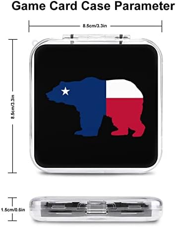 Texas Zastava Medvjed Igra Kartica Storage Case Hard Zaštitni Organizator Kutija Za Nintendo Switch