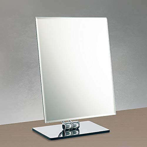 Kvadratno jednostrano HD srebrno ogledalo od nerđajućeg čelika + ABS Plastic Shell Kozmetičko ogledalo