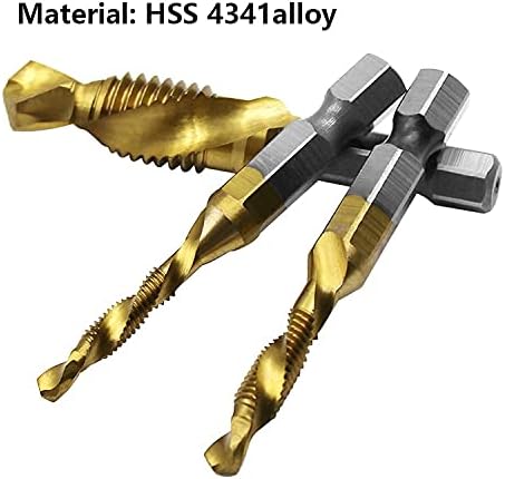 Titanium HEX SHANK HSS METRIC SAVETNI NAKNI MREŽI STROJ VIJEĆE STRUŽAVANJE M3 MAR MAC M6 M8 M10