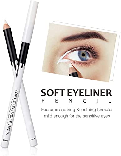 1 kom bijela olovka za oči olovka Smooth Cosmetic Beauty alat dugotrajna šminka olovka za oči profesionalni