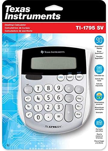 Texas Instruments TI-1795 SV Standardni kalkulator funkcije
