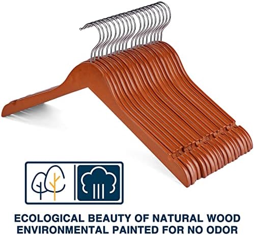 ULIMART Drveni vješalici 20 paketa Drveni vješalice Izdržljivi drveni vješalice za pranje rublja i svakodnevne