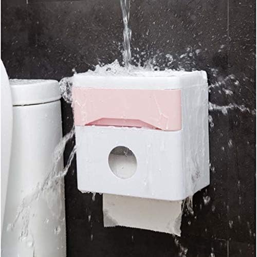 FXBZA toaletni držač za papir Wall Mount Multifunkcionalni samoljepljivi vodootporni nosač koluta za toaletu Nema